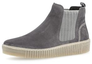 Gabor Damen Chelsea Boots, Frauen Stiefeletten,Wechselfußbett,Best Fitting,uebergangsschuhe,uebergangsstiefel,Wallaby (Natur),38 EU / 5 UK