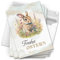 10 Osterkarten Grußkarten Set zu Ostern - Niedlicher Osterhase auf Wiese Frohe Ostern - moderne Vintage Oster Grußkarten Klappkarten mit Umschlag