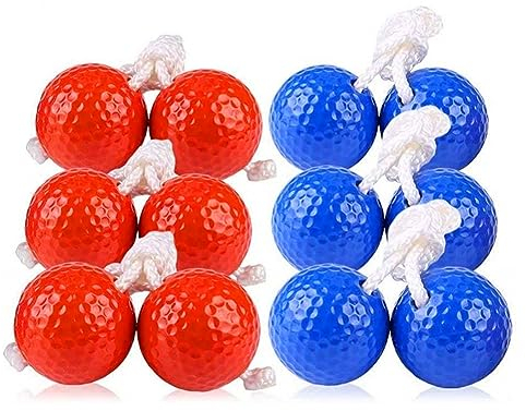 JurciCat Leitergolf 6 Satz leitergolf bälle leitergolf Outdoor Wurfspiel Leitergolf für Kinder Eignet Sich für Indoor und Outdoor Leitergolf Game Ball Set