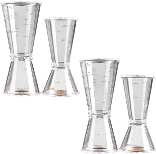 KOMUNJ Set di 4 misurini per cocktail, misurini per bar, feste, cocktail drink shaker, sllb-4-a