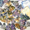 Arpaper Scrapbook Zubehör Stickers 60 Stück, Bullet Journal Sticker PET Retro Scrapbooking Zubehör Set Scrapbooking Vintage Sticker Aufkleber (Schloss) Deko für Hochzeit，Kalender（Fantasy Castle 2）