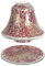 Aroma Red & Gold Crackle Shade & Tray