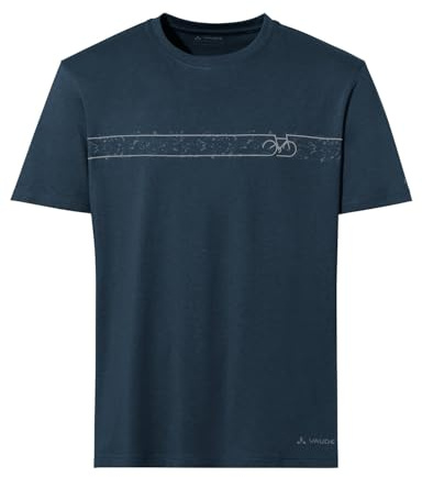 VAUDE Men's Cyclist T-Shirt V, leichtes und trendiges T-Shirt, Dark sea/Blue, XL