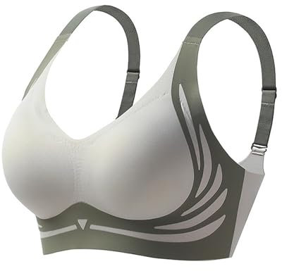 V Ausschnitt BH Damen - Damen BH Ohne Bügel In ÜBergröße Buttrig Glatter Bustier Rücken Damen BH Bügelloser Soft Bustier Gegen Hängebrust Brüste Bralette Soft Klassische Outdoor Bra