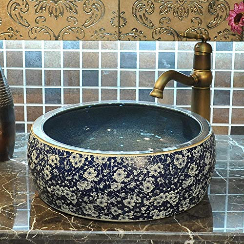 Vasque de Salle de Bain, Vasque à Poser, Vasque en céramique pour Salle de Bain, Vasque en Porcelaine, Vasque à Poser en céramique, Vasque de Salle de Bain, Vasque de sal,