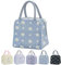 Wylhxyqq Lonchera portátil impermeable, bolsa de almuerzo reutilizable, bolsas de almuerzo aisladas, para mujeres, hombres, niños y estudiantes, viajes, trabajo, picnic, oficina y escuela (margarita)