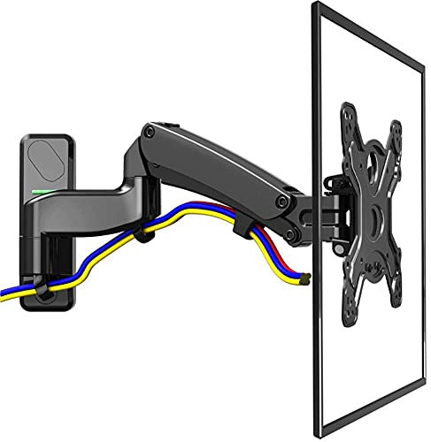 IUokLU Support TV Mural Robuste inclinable et pivotant Universel pour écran LCD Plasma LED 3D 4K OLED QLED de 50 à 60 Pouces jusqu'à 400 x 400 mm et Une Charge de,