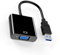 Cable convertidor de adaptador USB a VGA ligero 1920 x 1080 para proyectores y monitores