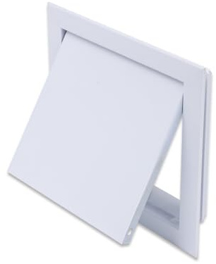 Metal Access Panel Easy Access Doors with Hidden Hinges, Epoxy Powder Coating for Corrosion & Rust, Wall and Ceiling Electrical Plumbing(A)