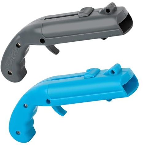 Ferizzia 2 Piezas Abrebotellas Pistola, Abridor de Botellas de Cerveza | Abridores Cerveza, Abridor Botellas, Cap Gun, Juguete Pistola para Inicio Bar Fiesta Beber, Azul, Gris
