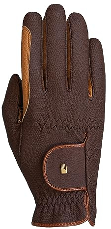 Roeckl Sports Reithandschuh Malta, Turnier Sommer Handschuh, Mokka 8