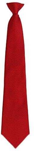 Premier Workwear Business Fashion Clip Ansteck Krawatte 'Colours' - schnell & praktisch PR785 47 x 10 cm,Red