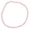 budawi® - Rosenquarz Edelstein Armband 4 mm Kugeln auf Stretchband