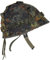 A. Blöchel Originaler Stahlhelmüberzug der Deutschen Bundeswehr Helmbezug Flecktarn