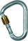 Climbing Technology Snappy SG HMS Edelstahl-Verschluss mit Sicherheitsverschluss, silberfarben, Silber