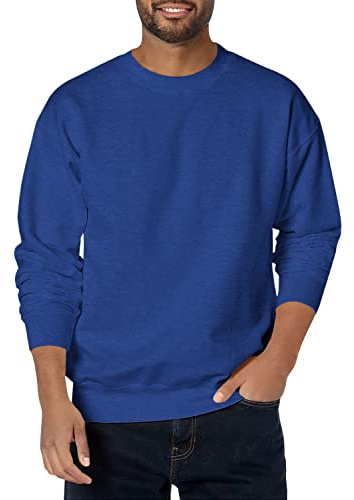 Hanes Men's Ultimate Cotton Heavyweight, Deep Royal, XX-Large