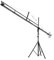 PROAIM 12ft Camera Crane Jib con supporto per gimbal, Pan-Tilt e testa fluida. Per videocamere DSLR fino a 8 kg/17,6 libbre (P-12-JS)
