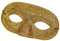 Alsino Venezianische Maske Banditenmaske Augenmaske Fasching Karneval Venezianermaske, wählen:Maske gold glitzer 00330