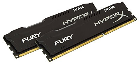 Kingston HyperX HX424C15FBK2/16 16GB kit (2x8GB) (2400MHz 1.2V, 288-pin DDR4 Non-ECC CL15 DIMM (Skylake ready))