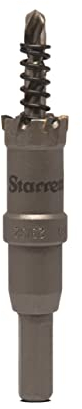Starrett Hartmetall-Lochsäge - CTD18 TCT Tiefschnitt-Lochsäge - für Metall Edelstahl Eisen Aluminium - 18mm