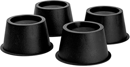 Uping Rialzi di Letto Rialzi per Tavolo o Rialzi per Mobili Aggiungi Altezza di 5CM (4 Pezzi, Nero)