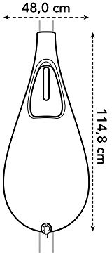 elho Pure Raindrop 70L - Gelb/Ocker