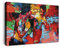 Fchen Art Modernes Filmposter, Motiv: Boxen, Sport, bunt, HD-Druck, Wandkunst für Esszimmer, Rocky vs Apollo Bild, Zeichnungszimmer, Dekoration, Kunstwerk, gerahmt und gespannt 24x36inch(60x90cm)