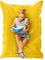 Green Bean Sitzsack XXL 140x180cm 380 Liter Kinder & Erwachsene Bean Bag EPS Perlen Füllung Riesensitzsack Groß Draußen Outdoor Liegekissen Waschbar Wetterfest Lounge Sitzkissen Bodenkissen Gelb