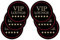 for-collectors-only VIP Lounge Untersetzer V I P Coaster 6er Set Bierdeckel 6 Stück V.I.P. 5 *****