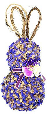 HEITMANN DECO - Wandkranz - Hase, lila, Osterdeko - ca. 30 x 12 x 6 cm, 1014268