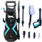 Pro-Kleen Pressure Washer Electric, Power Jet Wash Portable Washers, 165 Bar Max, 2200W with Gun, Turbo Nozzle, Brush & 8M Hose On Reel, Cars, Vehicles, Decking, Patio