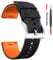 hemsut h 18mm Silikon Uhrenarmbänder, Quick Release Silicone Watch Band Kautschuk Uhrenarmband für Männer Frauen weichen Ersatz