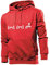 Kickertisch Evolution Strichmännchen Männer Hoodie Sweatshirt Rot XXL