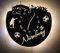 Designbysh Fußball Fan LED Wanduhr Nürnberg Fanartikel Wanduhr Geschenk Fußballfan
