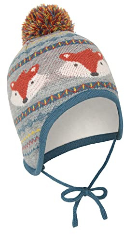 Mountain Warehouse Fox Kids Trapper Hat - Fleece Lining, Warm & Cosy, Boys & Girls Cap - Best for Autumn Winter, Walks & Outdoors
