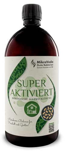 MikroVeda STAMMLÖSUNG SUPERAKTIVIERT 1l, Effektive Mikroorganismen, Bodenaktivator, Bodenbakterien, Dünger, probiotisches Universalmittel