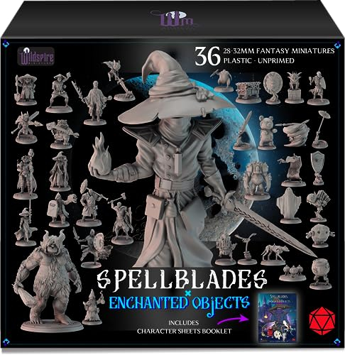 Wildspire Spellblades & Animated Objects Miniatures for DND, D&D Miniatures, Dungeons and Dragons Minis Figures