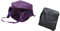 Crystal Bowl Storage Bag Singing Bowl Bag Double Zipper Easy Clean Portable Handle for Instrument Protection (12in Pure Purple)