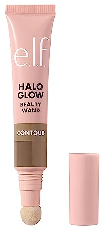 e.l.f. Halo Glow Contour Beauty Wand Bâton de contour liquide pour un look naturel sculpté, formule constructible, végétalien et sans cruauté envers les animaux, 10 ml
