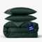 twenty:three Lyocell Bettwäsche (1x) 240x220 + (2X) 80x80 Forest Green - 100% Tencel - Gewonnen aus Eukalyptus - Hochwertig - Nachhaltig - Atmungsaktiv - Luxus - Hypoallergen
