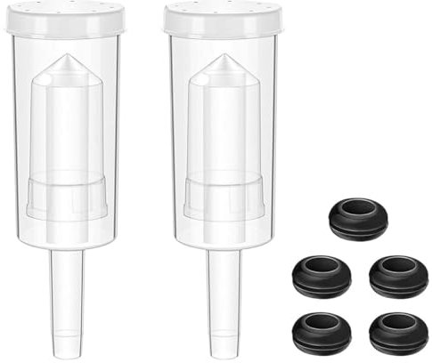 Namvo AM Air Lock Set, Exhaust Valve Pp Plastic Valve For Home Brewing, Exhaust Valve For Fermentation, For Preservation, Brewing, Wine Making, Fermented Sauerkraut, Kimchi