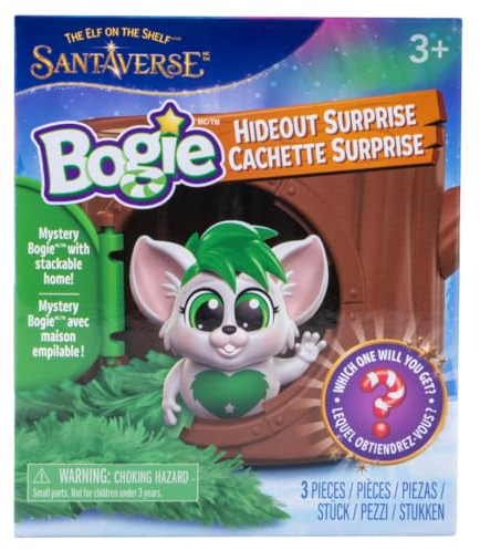 The Elf on The Shelf® Bogie® Hideout Surprise | Stapelbare Versteckhäuser | Für Sammler | Für Kinder und Erwachsene | Für Kinder ab 3 Jahren