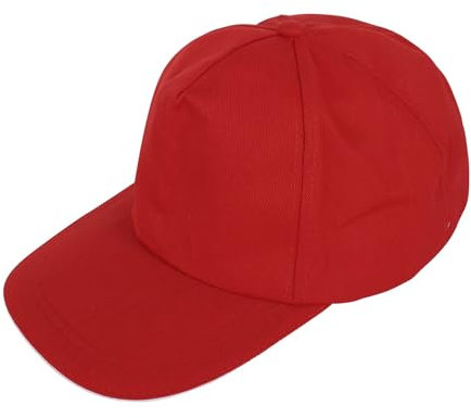 DUHGBNE Baseballkappe Damen Sommer Einstellbare Herren Einstellbare Baseball Kappe Sport Cap Baseball Cap Kleine Größen Sonnenschutz Baseballkappen Base Caps Herren Cap Junge 1 Jahr (Red, One Size)