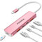 FORIDA Hub USB C 10 Gbps USB C splitter per laptop 2 Type C 3.1 e 2 porte dati USB A 3.2 100 W Power Charging per MacBook Air/Pro, Surface Pro, XPS, PC, iPhone 15
