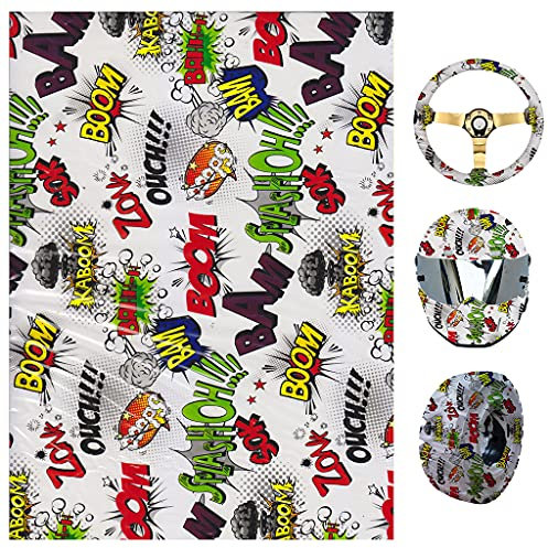 YMXQUP YS121 Multifunktions-Wassertransfer-Hydrografie-Film, Dip-Folie für Zuhause, Auto, Gitarre, Dekoration, 200 cm