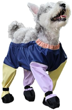 Genikeer Strapsstiefel Für Hunde | rutschfeste Hundeschuhe | Hundestiefel Mit Hosenträger | Hund Pfotenschutz Hosenträger | wasserdichte Hundeschuhe Leggings Für Drinnen Und Draußen