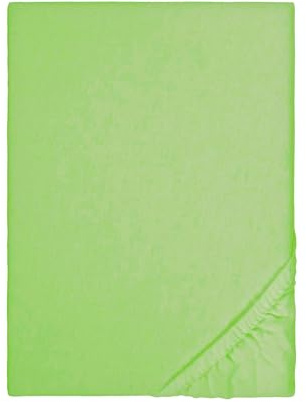 biberna Feinbiber-Spannbetttuch 0002744 apfelgrün 1x 90x190 cm - 100x200 cm