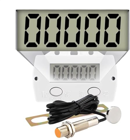Compteur à 6 Chiffres, Compteur d'affichage numérique électronique, Compteur de comptage, Compteur de Tricot, Compteur de Tours, Compteur de Sport, Compteur de Nombre de Coaching, Compteur numérique