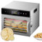 VFMVOYNZ Essiccatore Alimentare Commerciale - Essiccatore Alimentare in Acciaio Inossidabile con Timer 24 Ore e Regolazione della Temperatura 30-90 °C, per Carne secca di Frutta e Verdura(8-Trays)