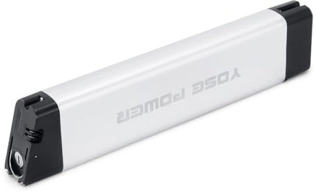 YOSE POWER E-Bike Batterie 36V 9.6Ah In-Frame Akku für 36V 250W / 350W / 500W Motor mit USB passt auf Zundapp Z101 F.LLI Schiano